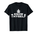 Know Thyself Symbol Yoga Mental Health T-Shirt - Aesthetic Graphic Unisex - T-Shirt, Sweatshirt, Hoodie