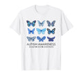April We Wear Blue Butterfly Autism T-Shirt - Unique Graphic Men Women - T-Shirt, Sweatshirt, Hoodie
