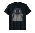 Skye Terrier Wearing Motorcycle Helmet T-Shirt - Unique Graphic Men Women - T-Shirt, Sweatshirt, Hoodie