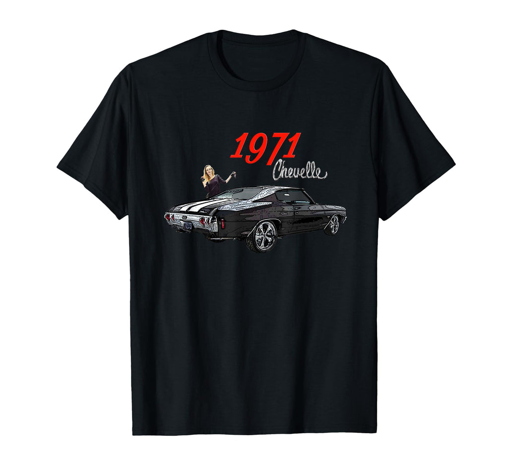 Muscle Cars Cars 1977 Chevelle 1970S T-Shirt - Custom Art Print Men Women - T-Shirt, Sweatshirt, Hoodie
