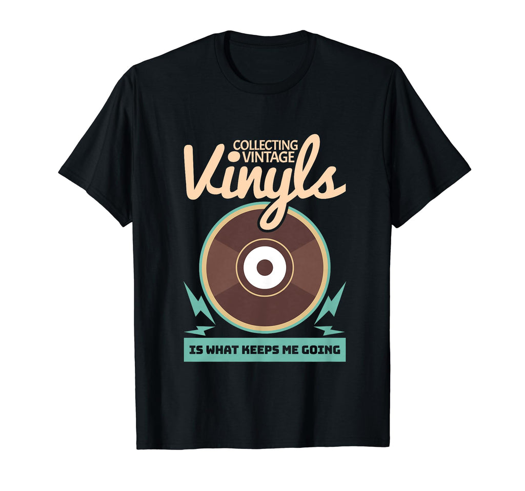 Collecting Vinyls Vinyl Record T-Shirt - Streetwear Style for Adults - T-Shirt, Sweatshirt, Hoodie