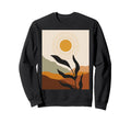 Earthy Boho Sun Nature Art Sweatshirt - Trendy Graphic Men Women - T-Shirt, Sweatshirt, Hoodie