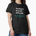 Handsome and smart CPA to be, my boyfriend blue - Adult & Kids T-Shirts, Sweatshirts & Hoodies apparel design preview 1