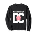 Washington Bold Typography Cherry Sweatshirt - Aesthetic Graphic Men Women - T-Shirt, Sweatshirt, Hoodie