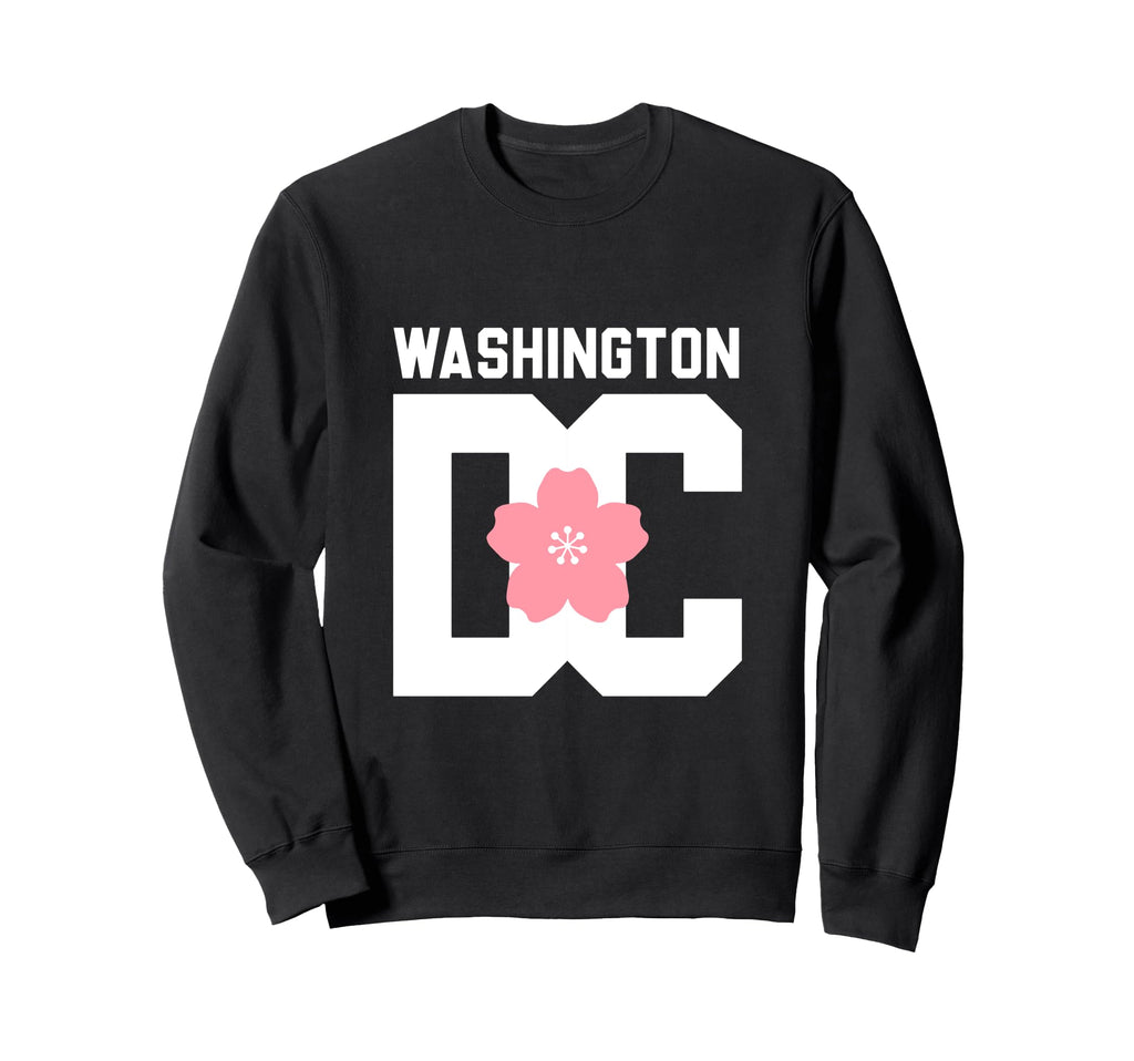 Washington Bold Typography Cherry Sweatshirt - Novelty Apparel Unisex - T-Shirt, Sweatshirt, Hoodie