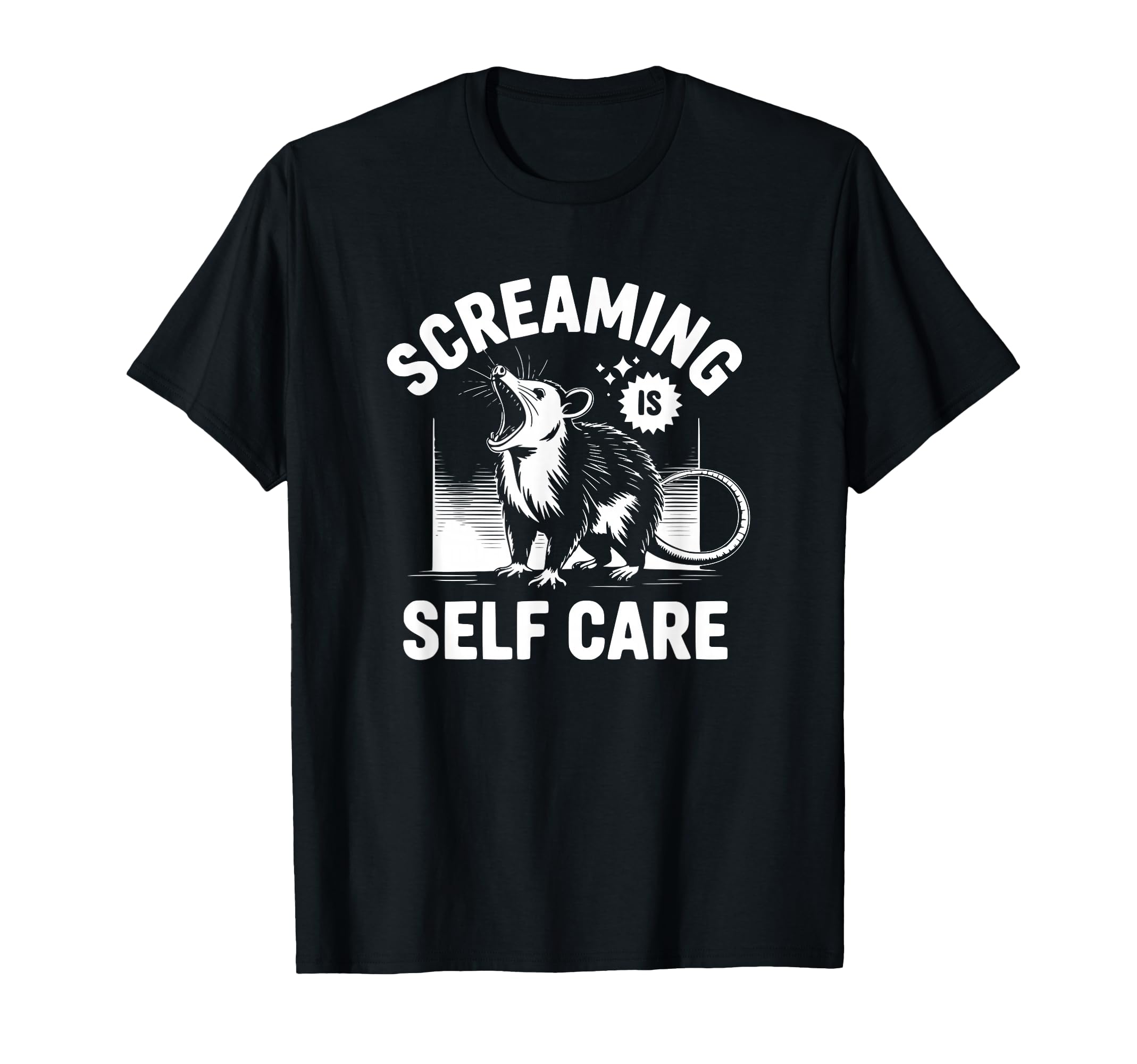 Screaming Is Self Care T-Shirt - Aesthetic Graphic for Adults - T-Shirt, Sweatshirt, Hoodie