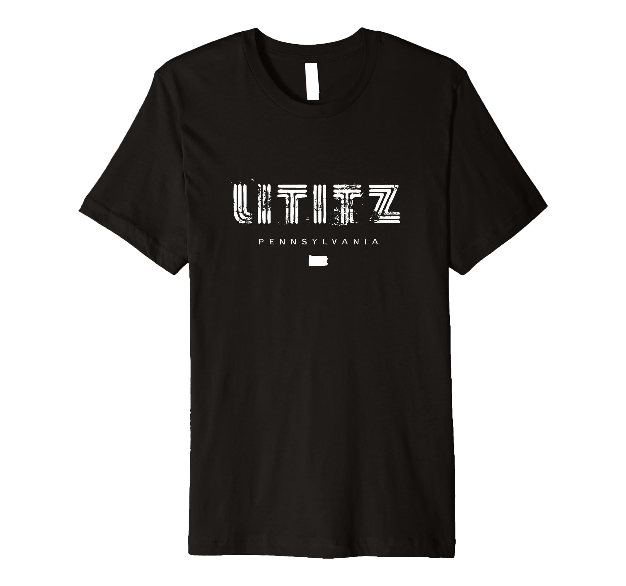 Lititz Pennsylvania Pa 70S 80S Type T-Shirt - Graphic Print for Adults - T-Shirt, Sweatshirt, Hoodie
