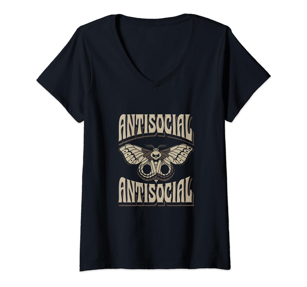 Antisocial Butterfly Solitude Loner T-Shirt - Fun Novelty Design Men Women - T-Shirt, Sweatshirt, Hoodie