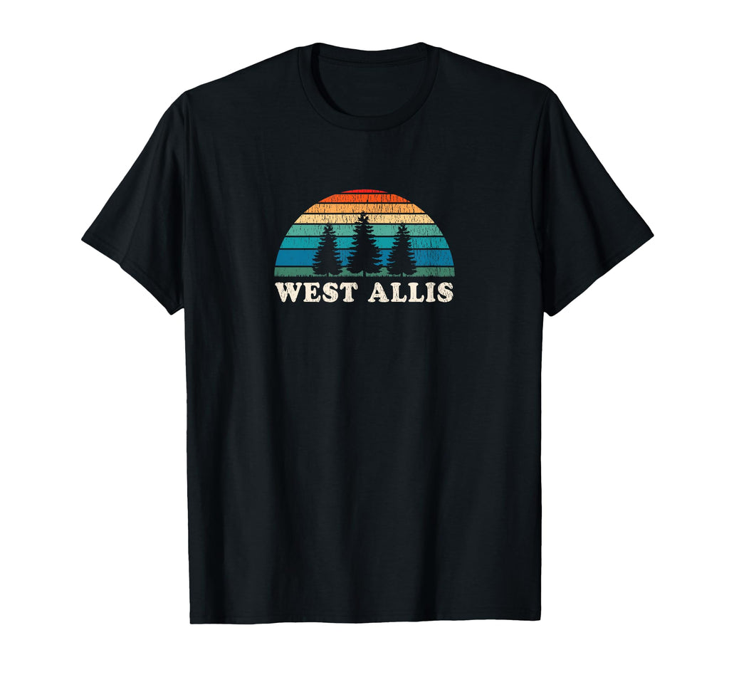 West Allis Wi 70S Throwback T-Shirt - Unique Graphic Unisex - T-Shirt, Sweatshirt, Hoodie