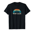 West Allis Wi 70S Throwback T-Shirt - Unique Graphic Unisex - T-Shirt, Sweatshirt, Hoodie