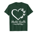 Mental Health Awareness Butterfly T-Shirt - Novelty Apparel Men Women - T-Shirt, Sweatshirt, Hoodie