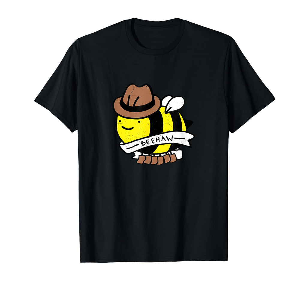 Funny Beehaw Cowboy Bee Lovers Western T-Shirt - Unique Graphic Men Women - T-Shirt, Sweatshirt, Hoodie