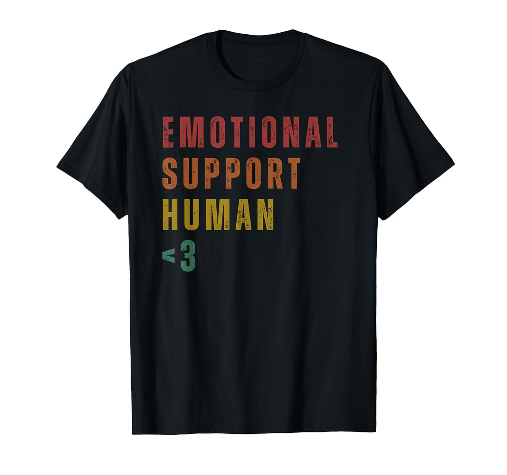 Creamala Emotional Support Human T-Shirt - Aesthetic Graphic Unisex - T-Shirt, Sweatshirt, Hoodie