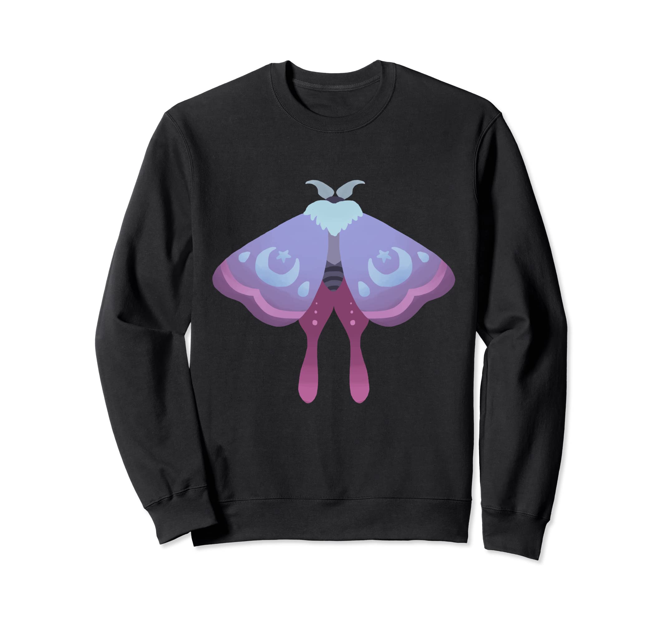 Crafty Moth Goth Horror Antisocial Sweatshirt - Streetwear Style Unisex - T-Shirt, Sweatshirt, Hoodie