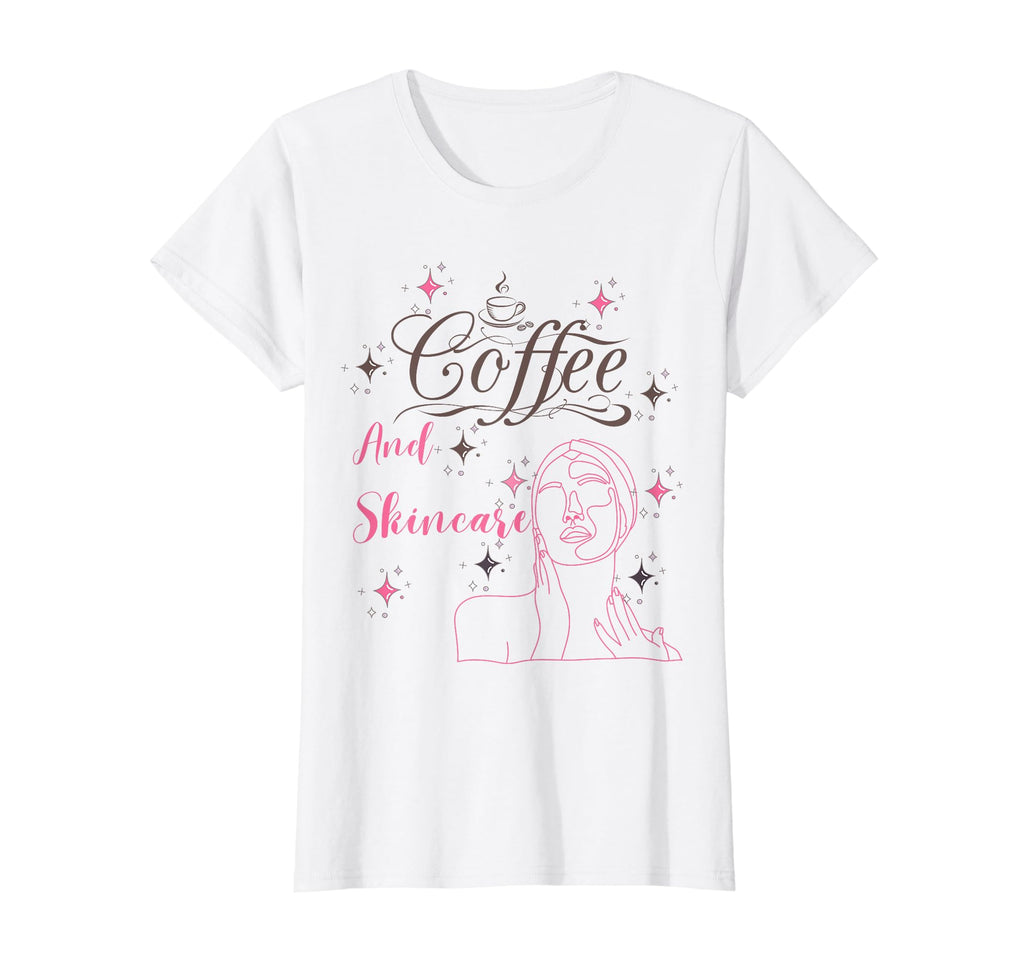 Coffee And Skincare Lovers T-Shirt - Casual Everyday Wear for Adults - T-Shirt, Sweatshirt, Hoodie