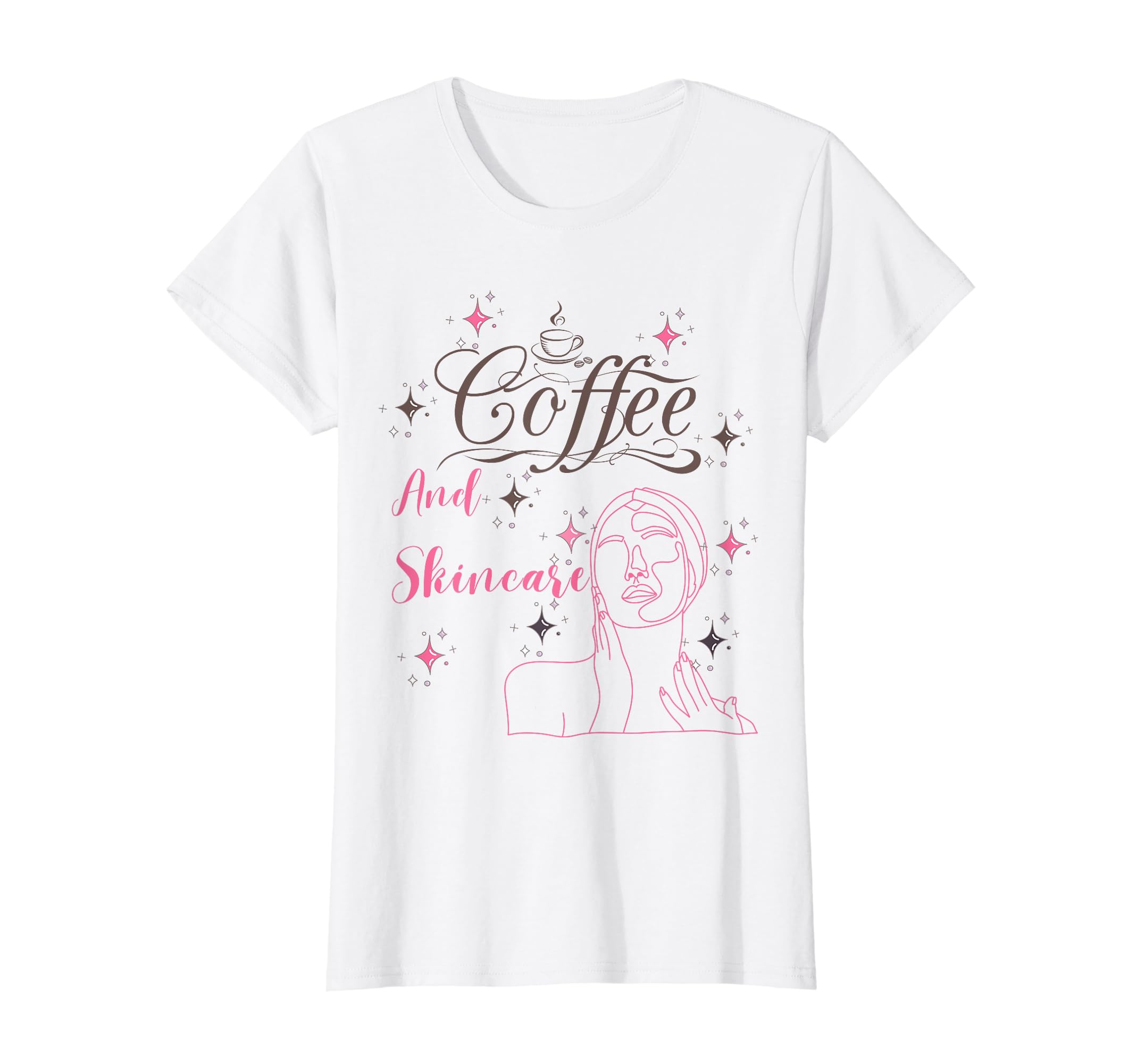 Coffee And Skincare Lovers T-Shirt - Casual Everyday Wear for Adults - T-Shirt, Sweatshirt, Hoodie