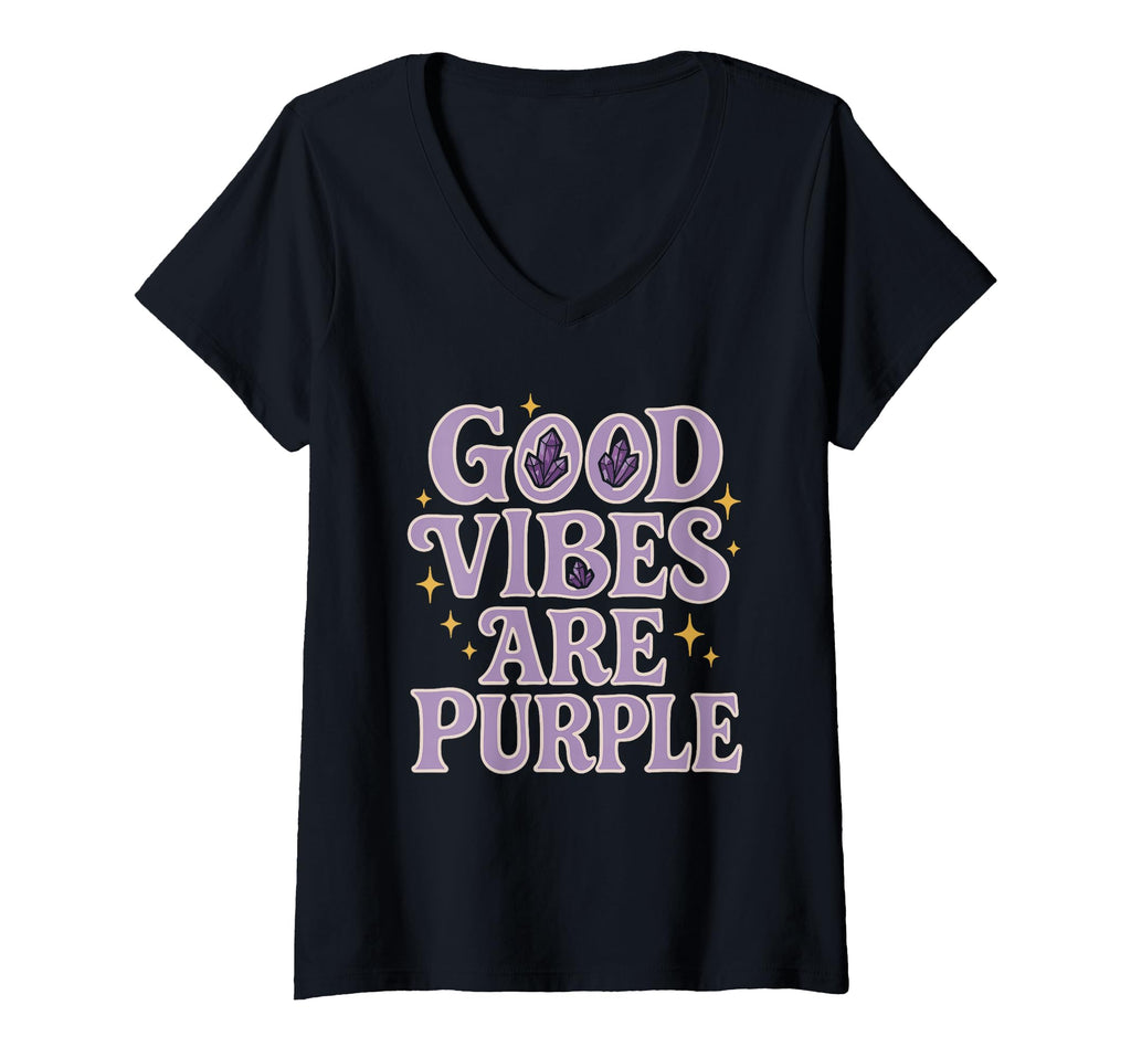 Womens Amethyst Addict Healing Crystal T-Shirt - Graphic Print Unisex - T-Shirt, Sweatshirt, Hoodie