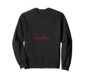 Meditation Heartbeat Zen Yoga Sweatshirt - Trendy Graphic for Adults - T-Shirt, Sweatshirt, Hoodie