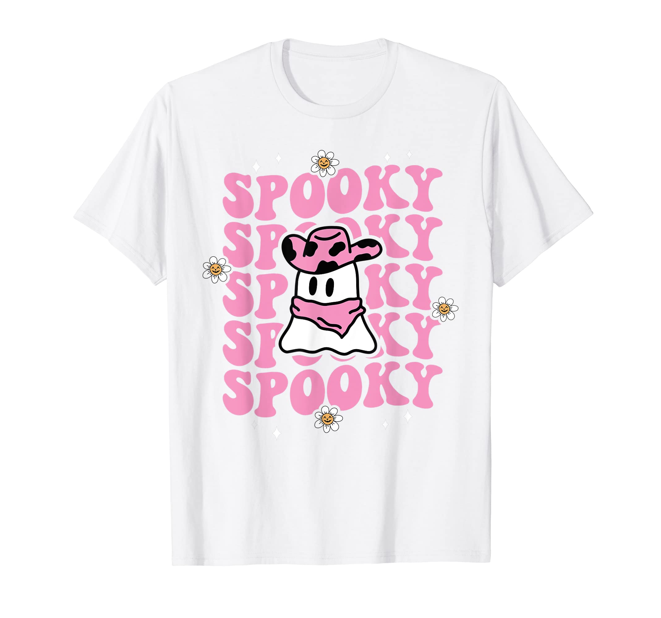 Spooky Groovy Western Rodeo Country T-Shirt - Minimalist Print Men Women - T-Shirt, Sweatshirt, Hoodie
