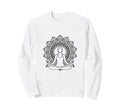 Mandala Yoga Meditation Pose Sweatshirt - Custom Art Print Men Women - T-Shirt, Sweatshirt, Hoodie