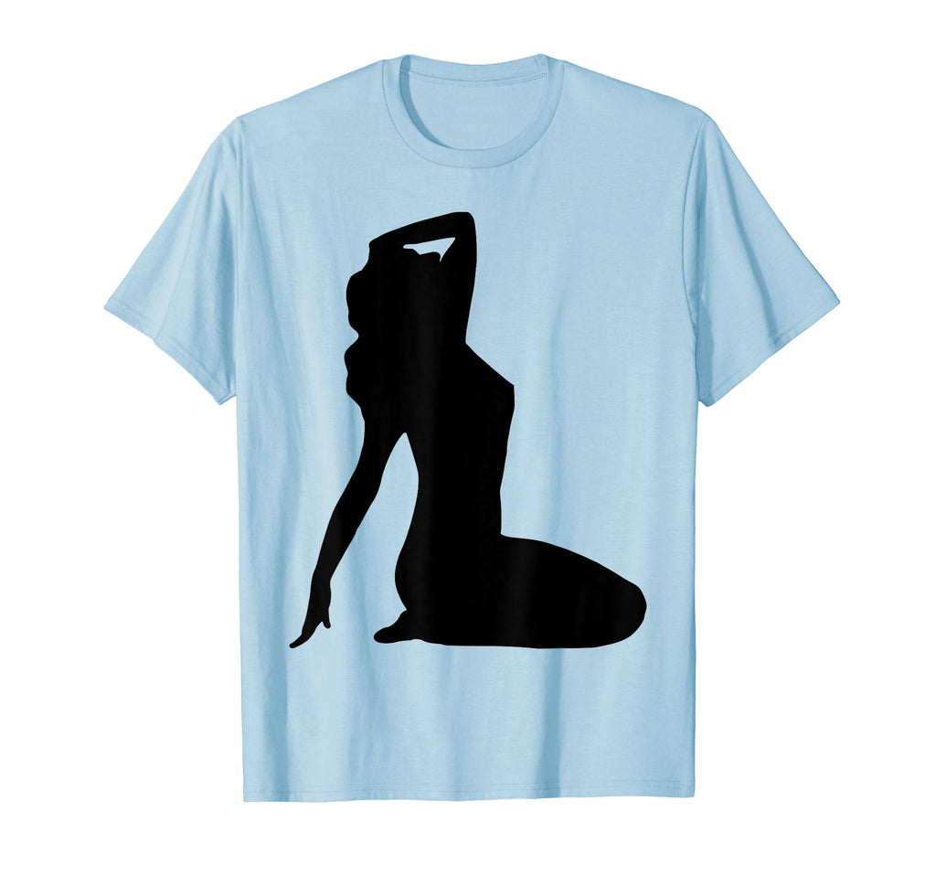 Rockabilly Film Noir Sexy Dark Comic Pin T-Shirt - Minimalist Print Unisex - T-Shirt, Sweatshirt, Hoodie