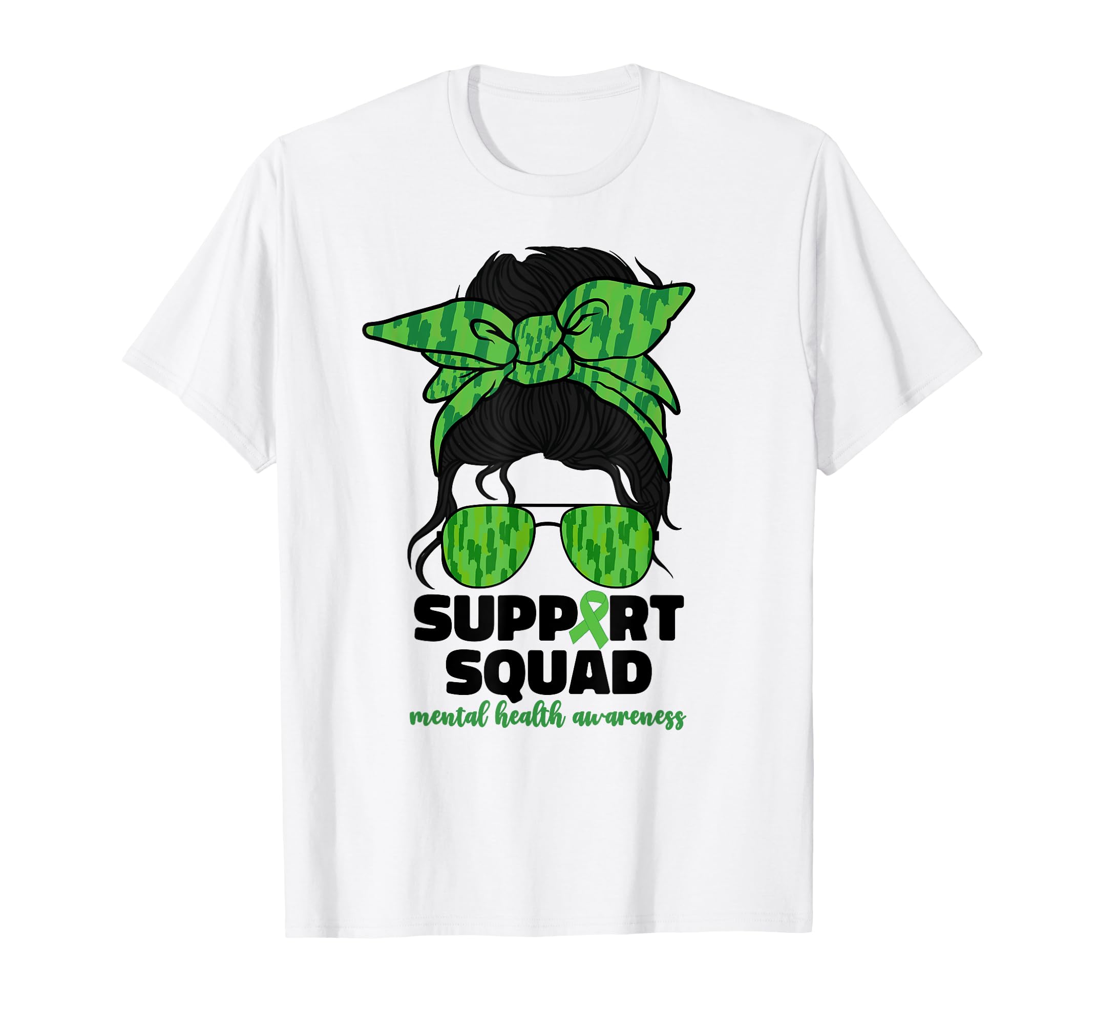 Support Squad Mental Health Awareness T-Shirt - Novelty Apparel for Adults - T-Shirt, Sweatshirt, Hoodie