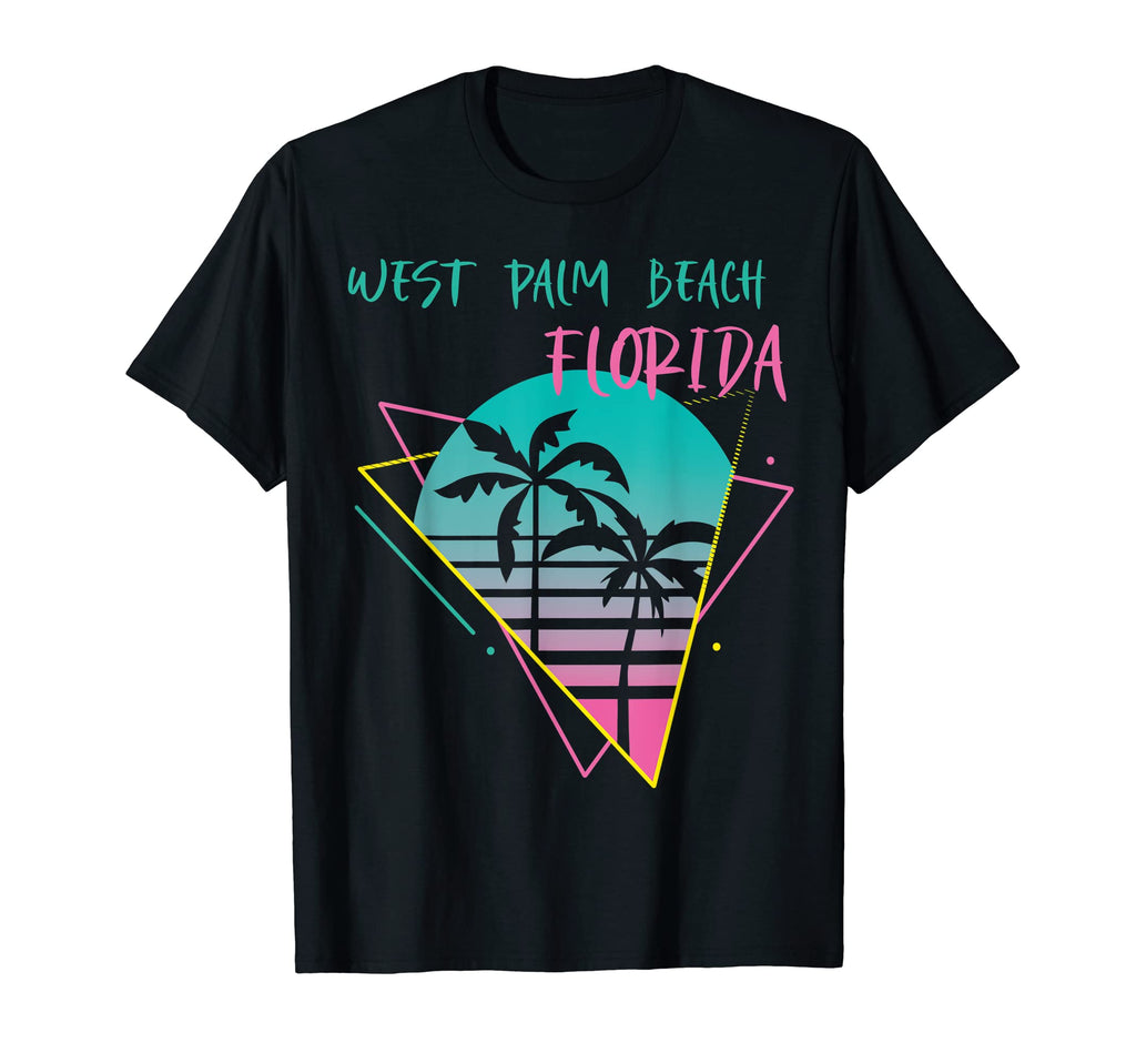 West Palm Beach Florida Palm Trees T-Shirt - Novelty Apparel for Adults - T-Shirt, Sweatshirt, Hoodie