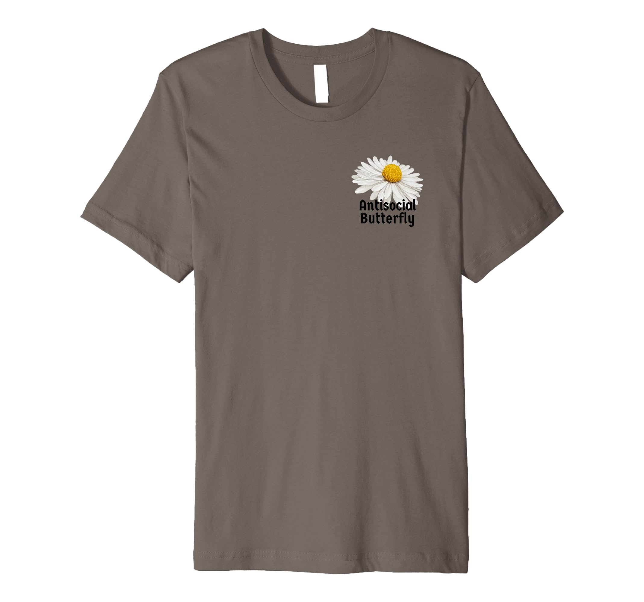 Botanical Antisocial Butterfly T-Shirt - Custom Art Print for Adults - T-Shirt, Sweatshirt, Hoodie