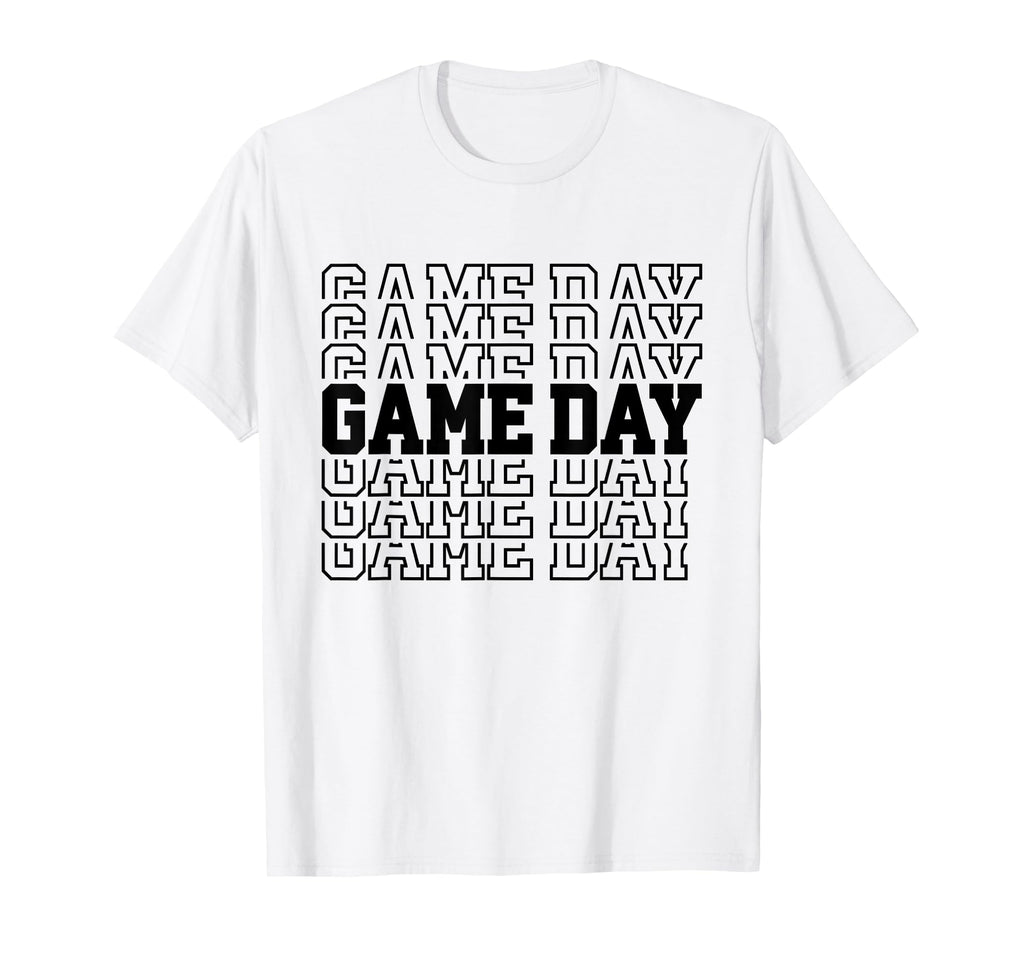 Game Day Typography Art Sports T-Shirt - Custom Art Print for Adults - T-Shirt, Sweatshirt, Hoodie