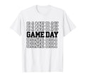 Game Day Typography Art Sports T-Shirt - Custom Art Print for Adults - T-Shirt, Sweatshirt, Hoodie