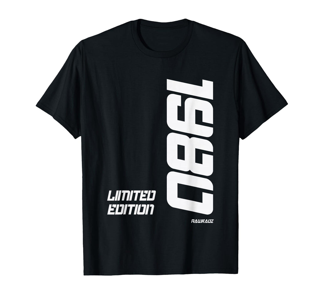 1980 Bold Typography T-Shirt - Aesthetic Graphic Men Women - T-Shirt, Sweatshirt, Hoodie