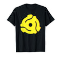 Dj 45 Rpm Adapter Turntable Record T-Shirt - Aesthetic Graphic for Adults - T-Shirt, Sweatshirt, Hoodie