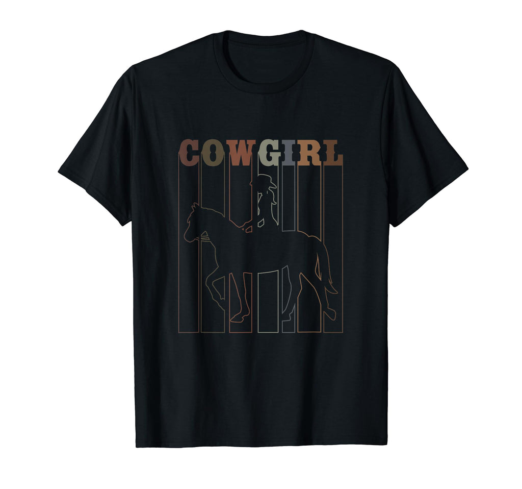 Cowgirl Horseback Riding T-Shirt - Novelty Apparel Unisex - T-Shirt, Sweatshirt, Hoodie