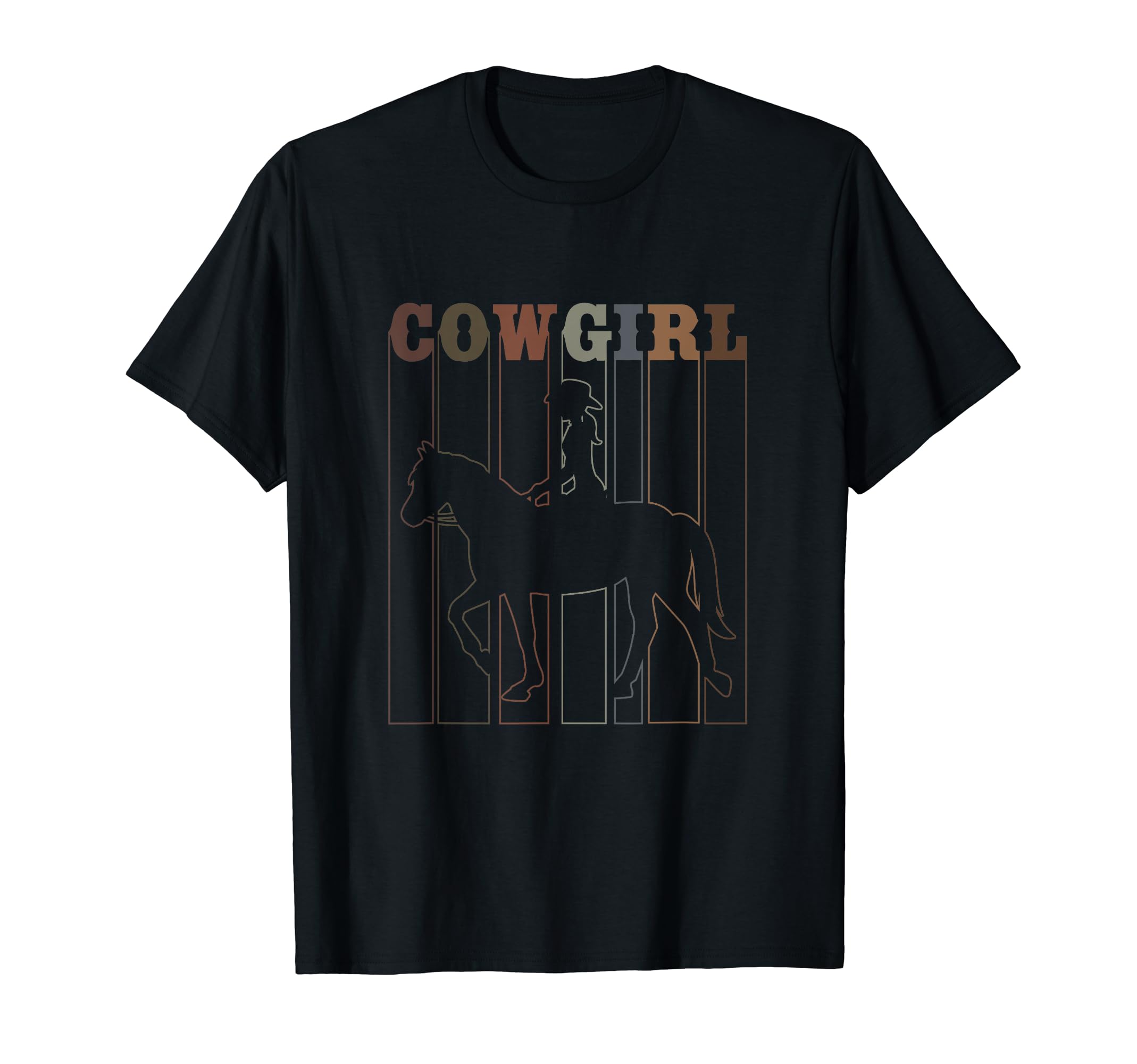 Cowgirl Horseback Riding T-Shirt - Novelty Apparel Unisex - T-Shirt, Sweatshirt, Hoodie