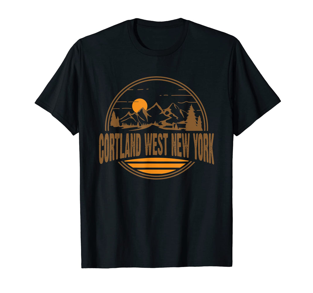 Cortland West New York Mountain Hiking T-Shirt - Custom Art Print Unisex - T-Shirt, Sweatshirt, Hoodie