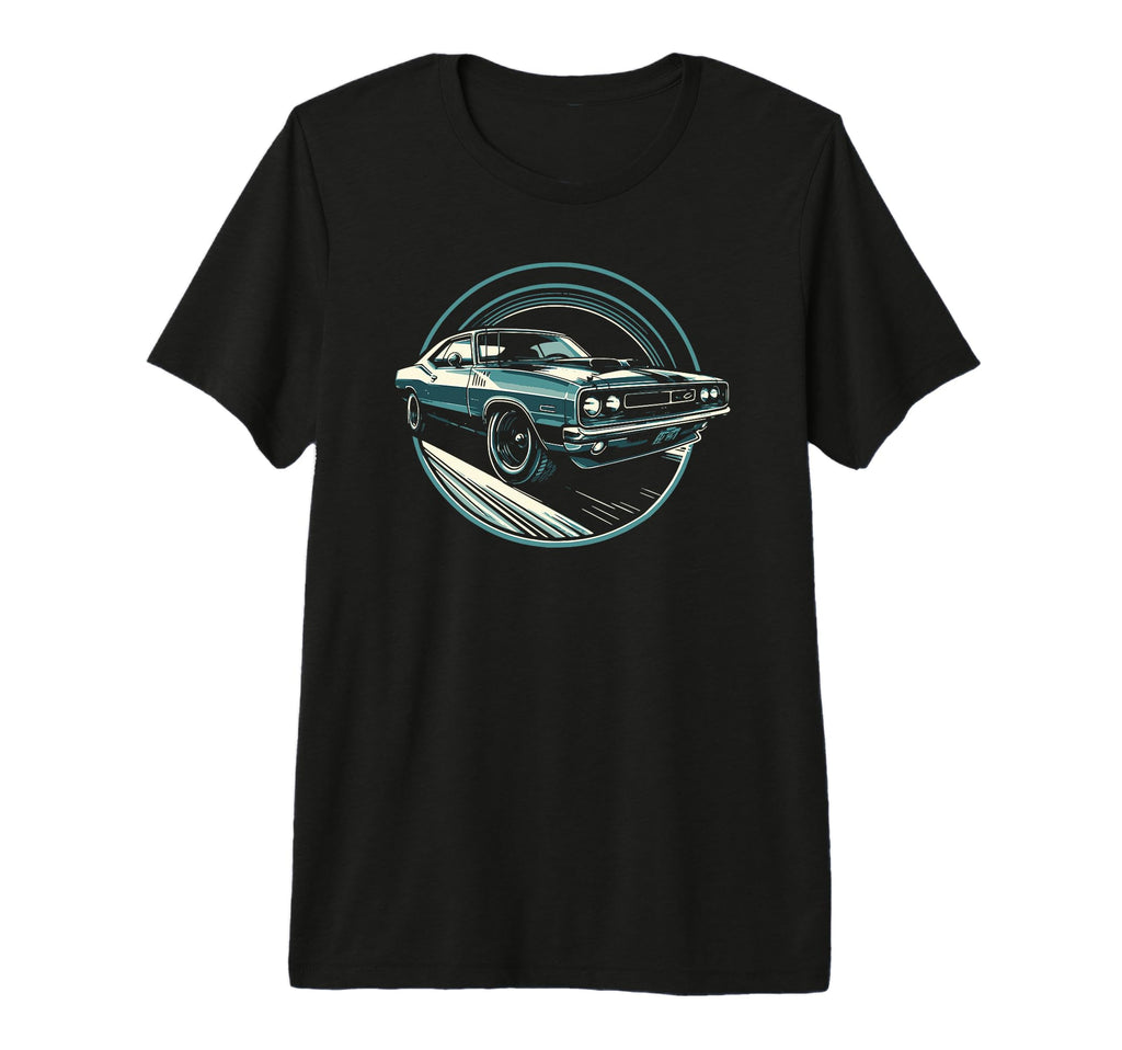 Muscle Car 60S 70S Car Lover Tri Blend T-Shirt - Unique Graphic for Adults - T-Shirt, Sweatshirt, Hoodie