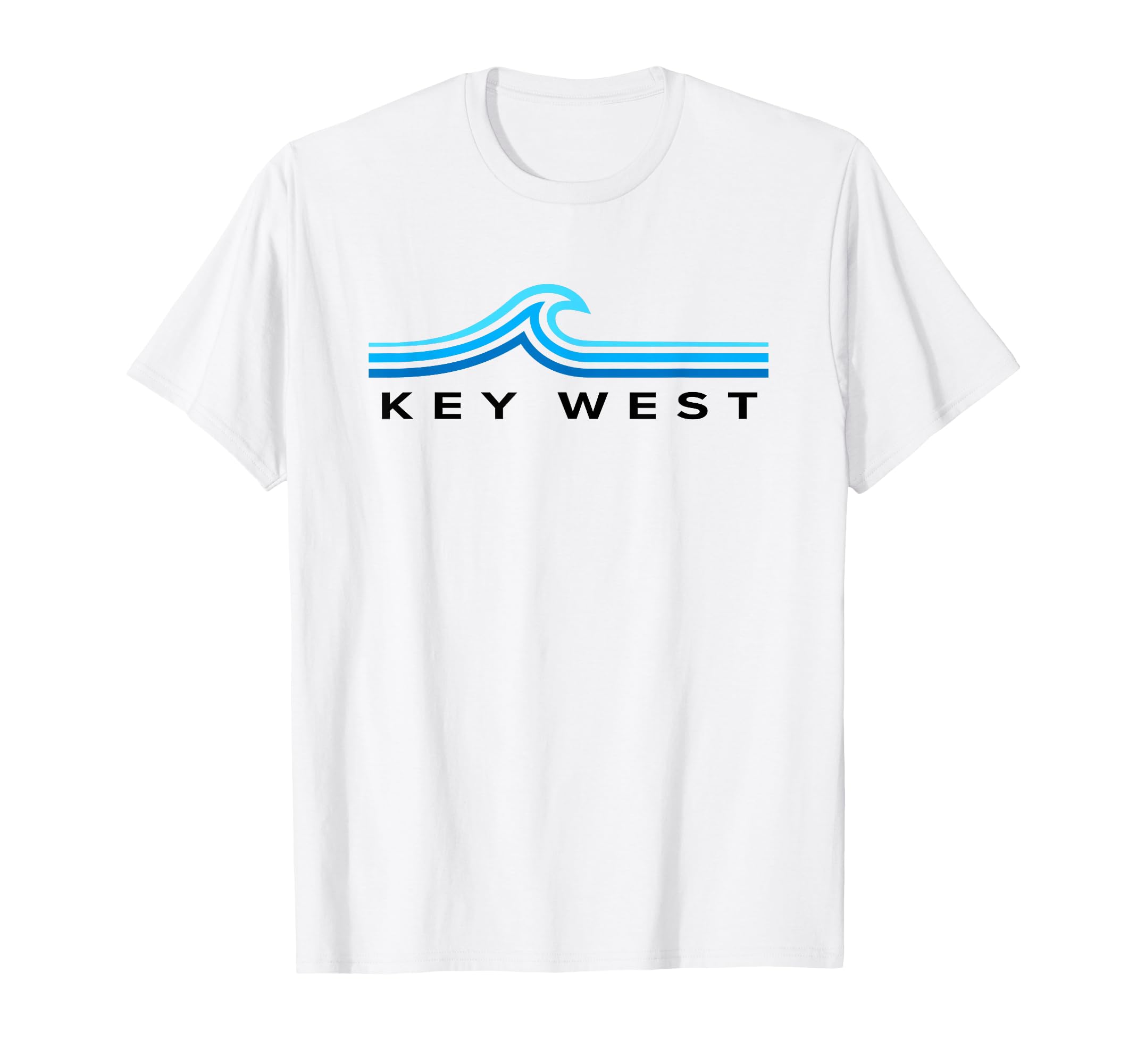 Key West Florida Keys Waves Mens Womens T-Shirt - Unique Graphic Unisex - T-Shirt, Sweatshirt, Hoodie