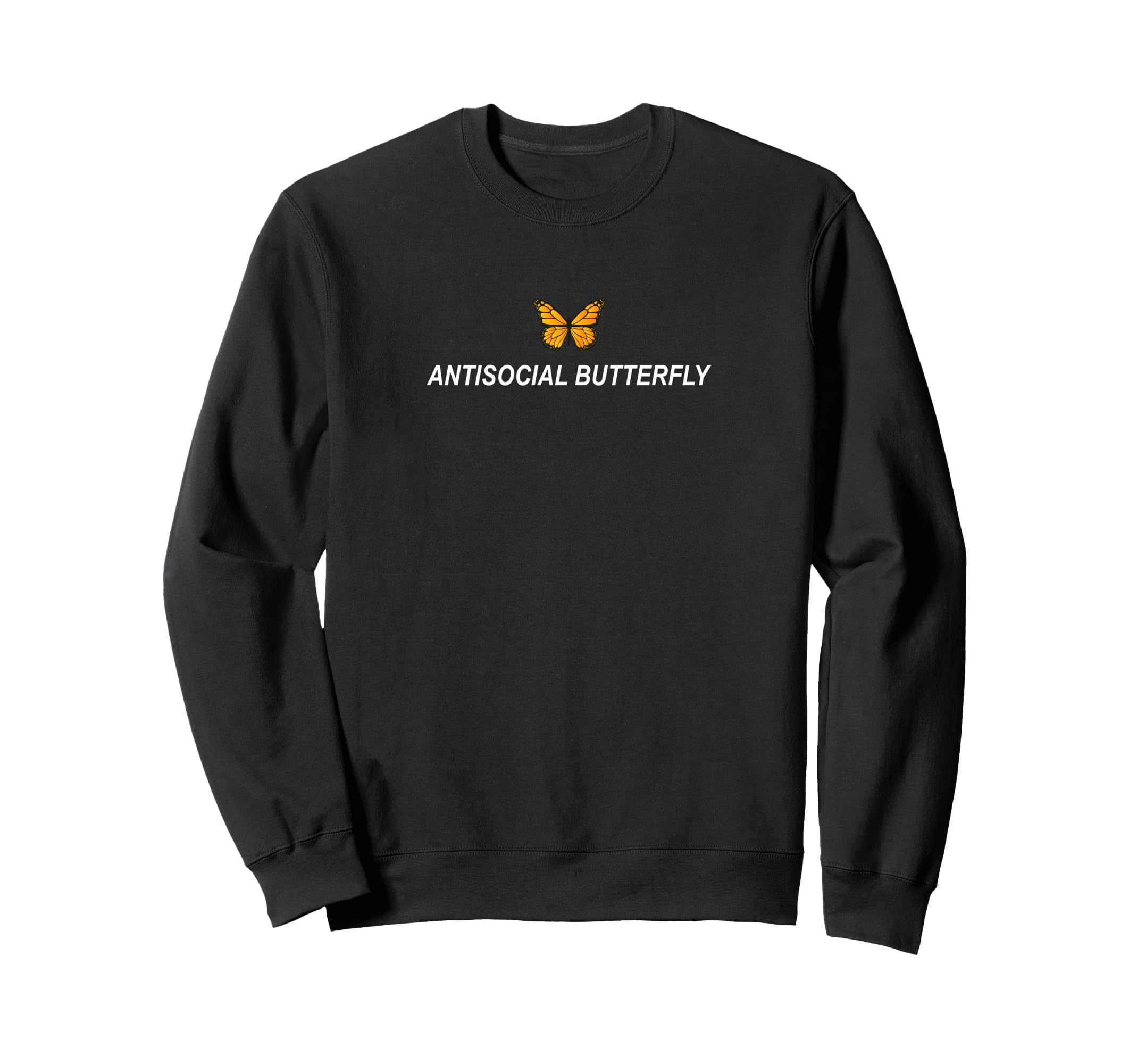 Antisocial Butterfly Introvert Sweatshirt - Streetwear Style for Adults - T-Shirt, Sweatshirt, Hoodie