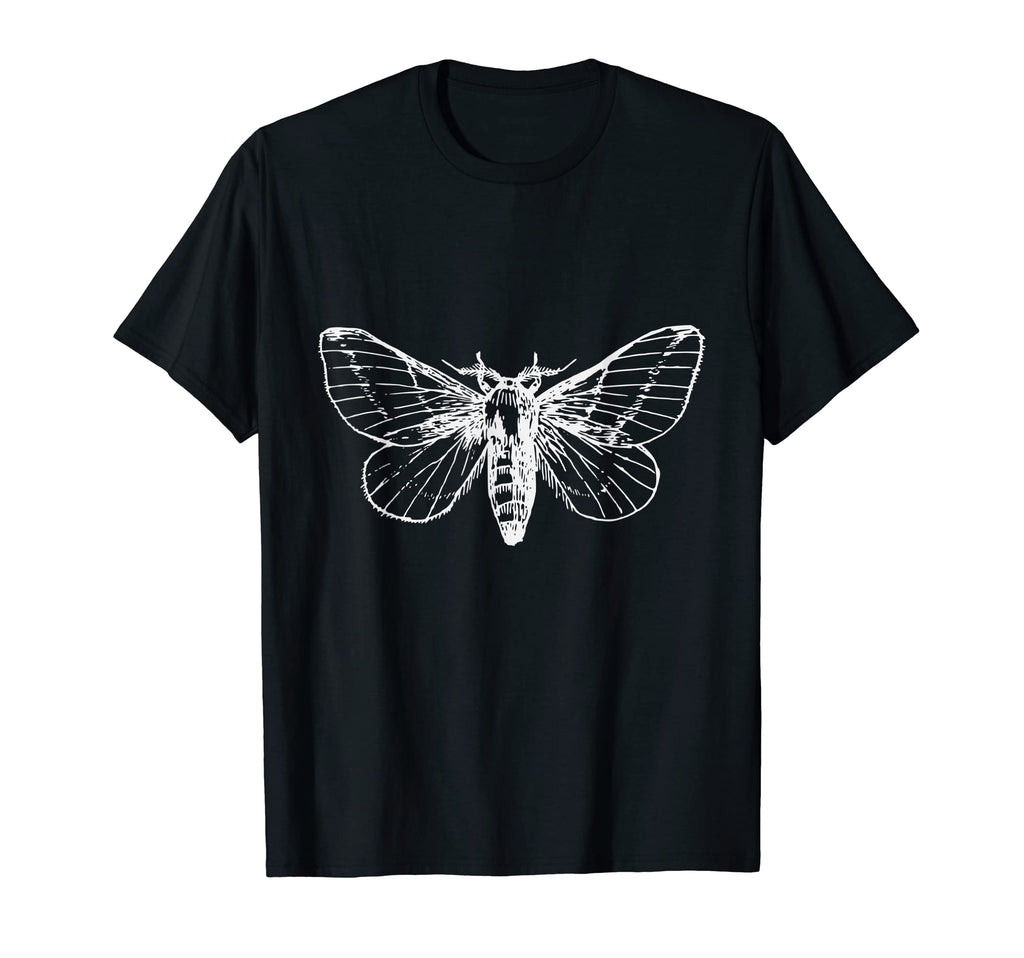 Beautiful Moth Goth Horror T-Shirt - Minimalist Print for Adults - T-Shirt, Sweatshirt, Hoodie