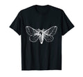 Beautiful Moth Goth Horror T-Shirt - Minimalist Print for Adults - T-Shirt, Sweatshirt, Hoodie