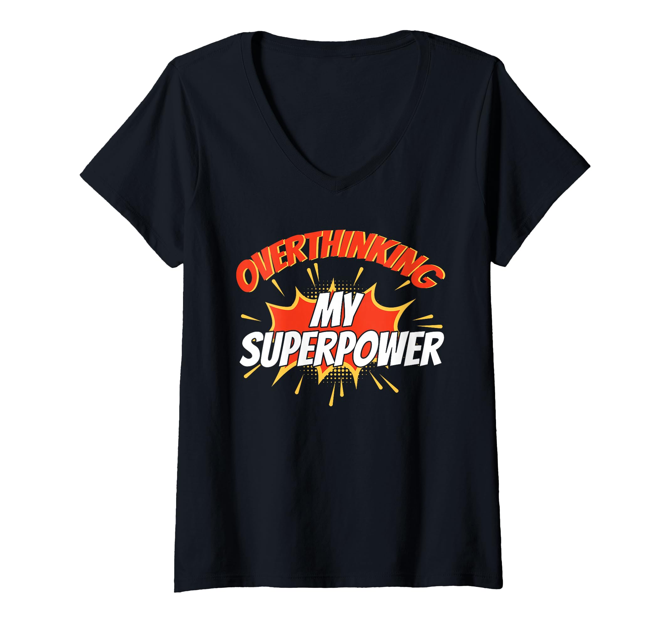 Womens Overthinking My T-Shirt - Casual Everyday Wear for Adults - T-Shirt, Sweatshirt, Hoodie
