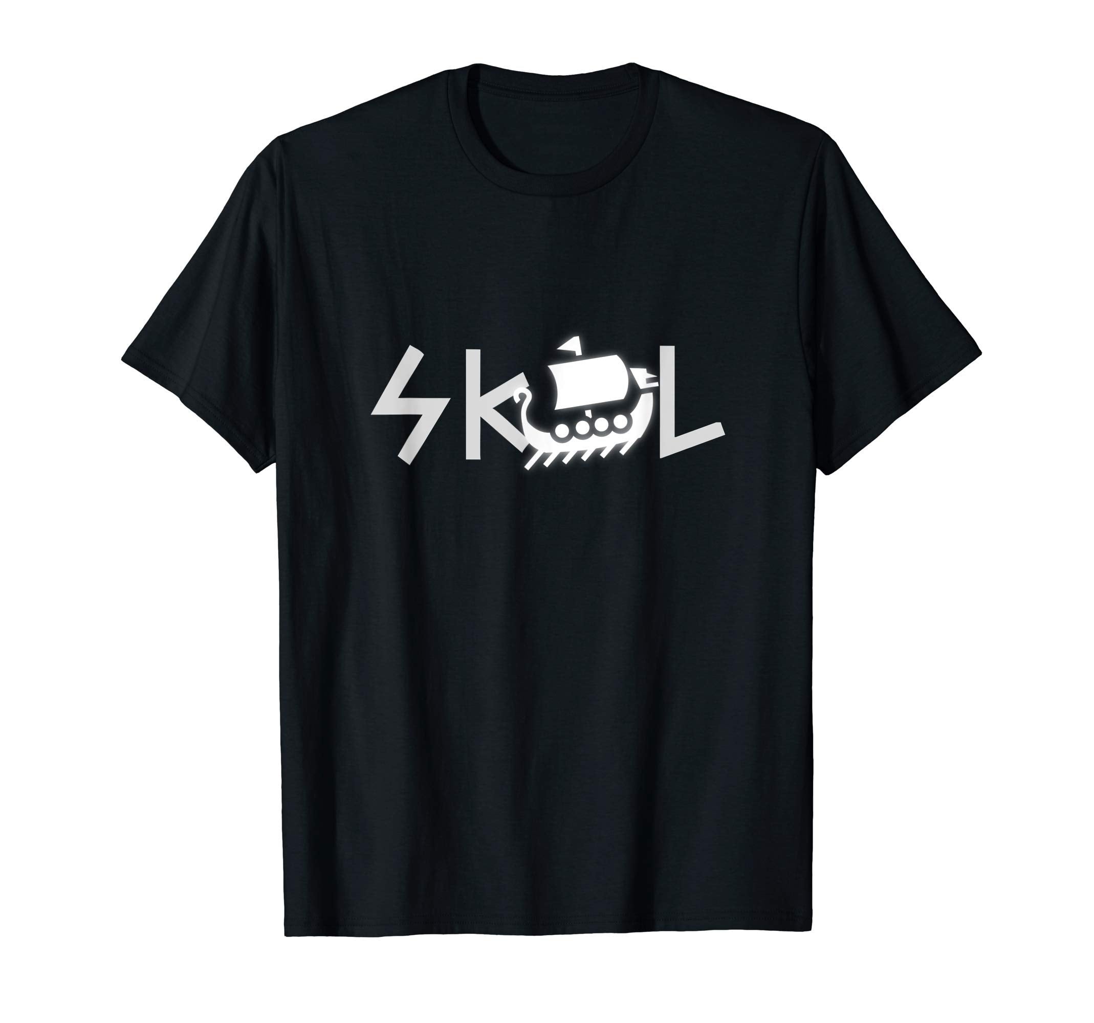 Skol Viking Boat Typography Nordic T-Shirt - Streetwear Style Men Women - T-Shirt, Sweatshirt, Hoodie