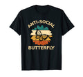 Anti Social Butterfly Introvert T-Shirt - Aesthetic Graphic Men Women - T-Shirt, Sweatshirt, Hoodie