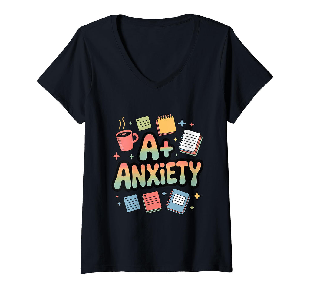 Womens Anxiety Funny Perfectionist T-Shirt - Graphic Print for Adults - T-Shirt, Sweatshirt, Hoodie