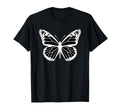 White And Black Butterfly T-Shirt - Aesthetic Graphic Unisex - T-Shirt, Sweatshirt, Hoodie