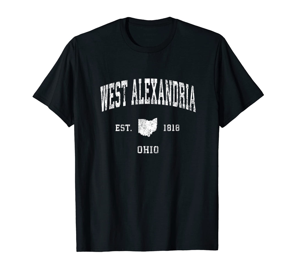 West Alexandria Ohio Oh Athletic T-Shirt - Fun Novelty Design Men Women - T-Shirt, Sweatshirt, Hoodie