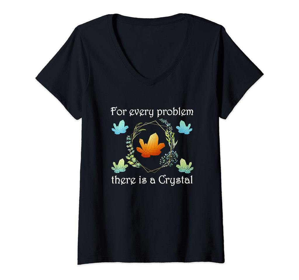 Womens Spiritual Healing Crystals T-Shirt - Aesthetic Graphic for Adults - T-Shirt, Sweatshirt, Hoodie
