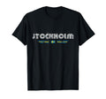 Stockholm Sweden 70S 80S Type T-Shirt - Novelty Apparel Unisex - T-Shirt, Sweatshirt, Hoodie