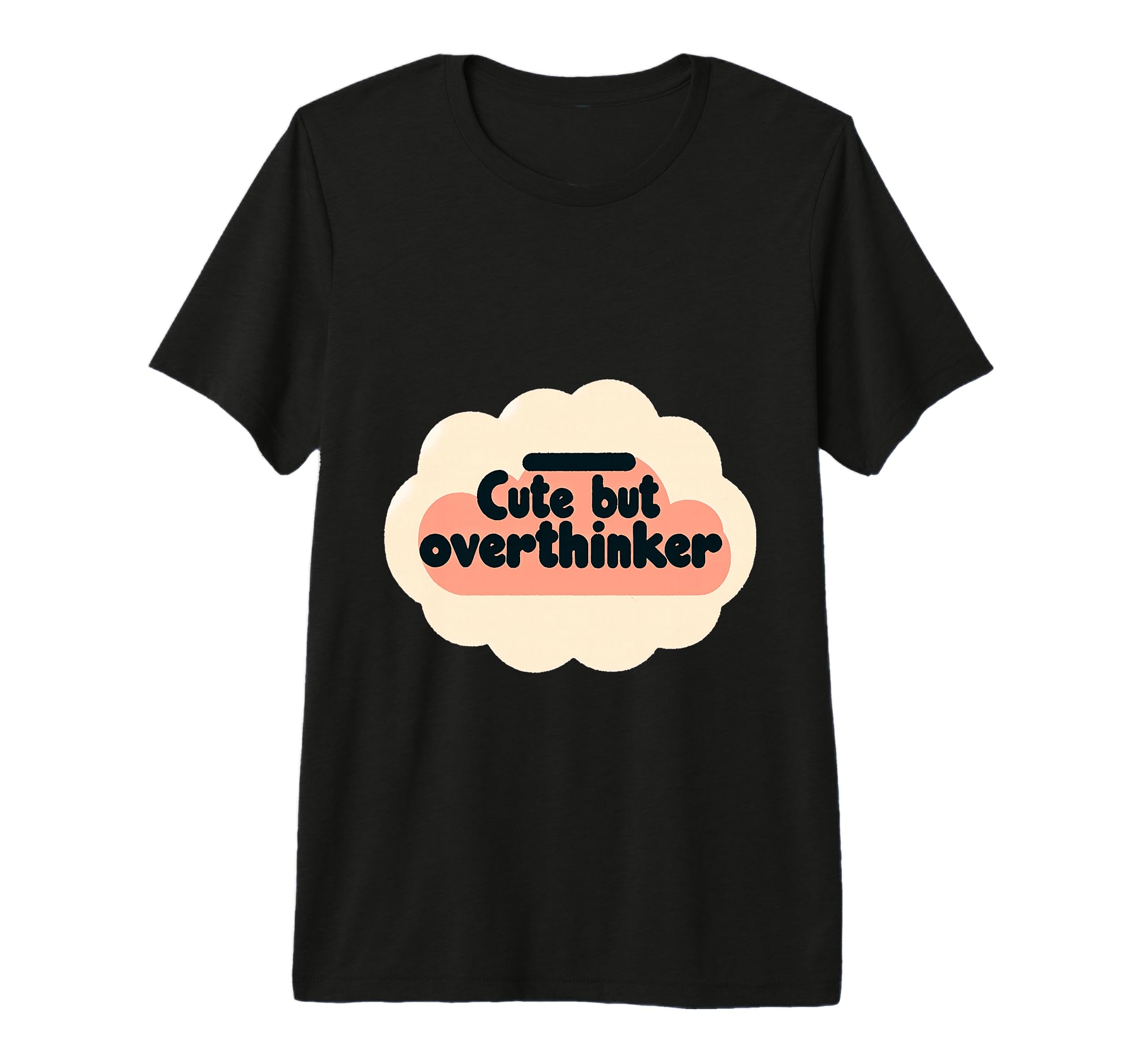 But Overthinker Tri Blend T-Shirt - Minimalist Print Men Women - T-Shirt, Sweatshirt, Hoodie