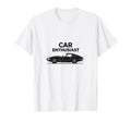 Car Enthusiast Sports Auto Lover White T-Shirt - Trendy Graphic Men Women - T-Shirt, Sweatshirt, Hoodie
